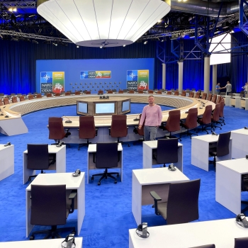 24 - NATO Summit Vilnius Prezidentų pagrindine NAC1 posedziu sale