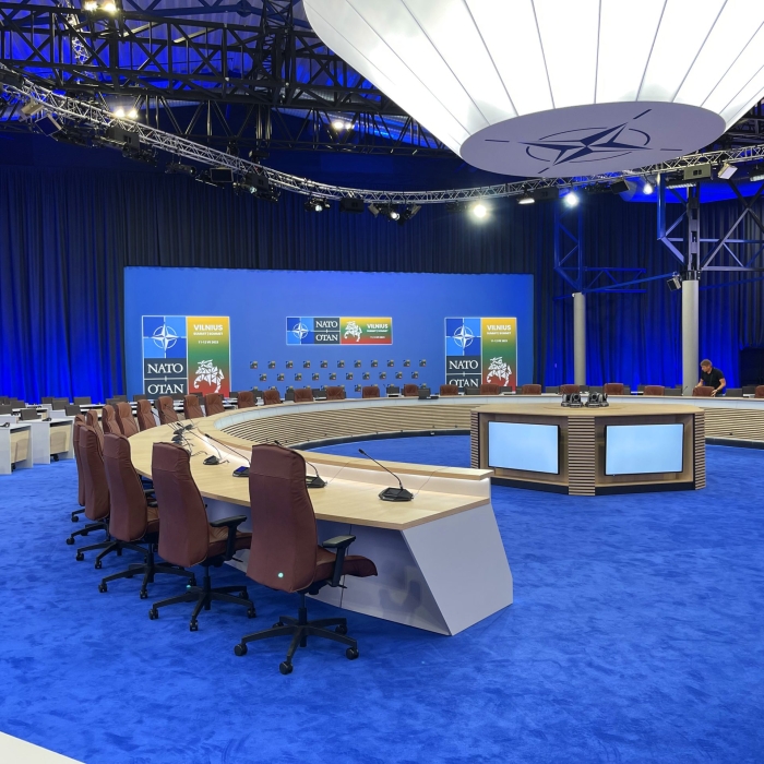 25 - NATO Summit Vilnius Prezidentų pagrindine NAC1 posedziu sale
